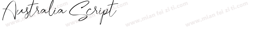 Australia Script字体转换